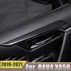 For Toyota RAV4 XA50    2022 Interior Car Door Armrest Frame Strips Decoration Cover Trim Carbon Fiber Accessories