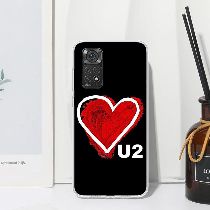 Band U-U2 Rock Phone Case For Xiaomi Redmi Note 15 13 14S 14 Pro Plus 12S 11S 10S 12 11E 10 11T Art Fundas Back Cover Redmi Note