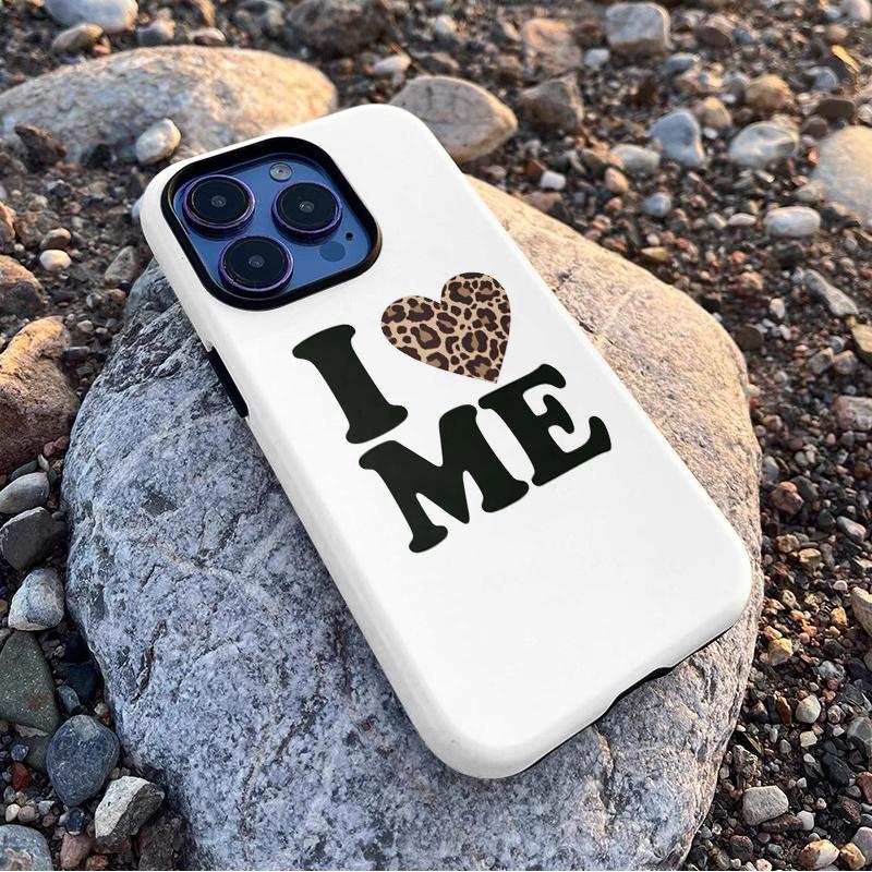 Clmj Luxury  I LOVE ME Letter Design Phone Case for iPhone 16 15 14 13 12 11 X XS XR XSMAX 7 8 Pro Max Plus Luxury Back Cover