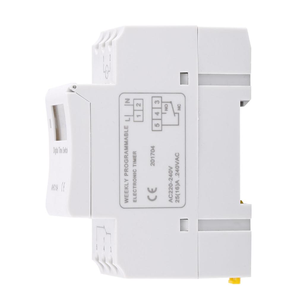 LCD Display Weekly Programmable Electronic Relay Time 16 ON and OFF Timer(AC220V)