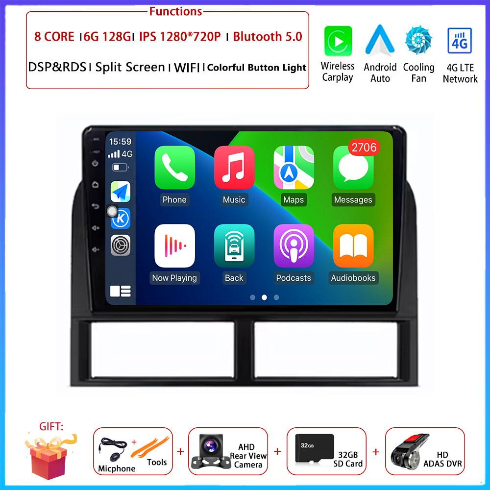 Android Carplay Auto For Jeep Grand Cherokee II WJ 1998 - 2004 Car Radio Navigation GPS Multimedia Video Player DSP 4G AMI