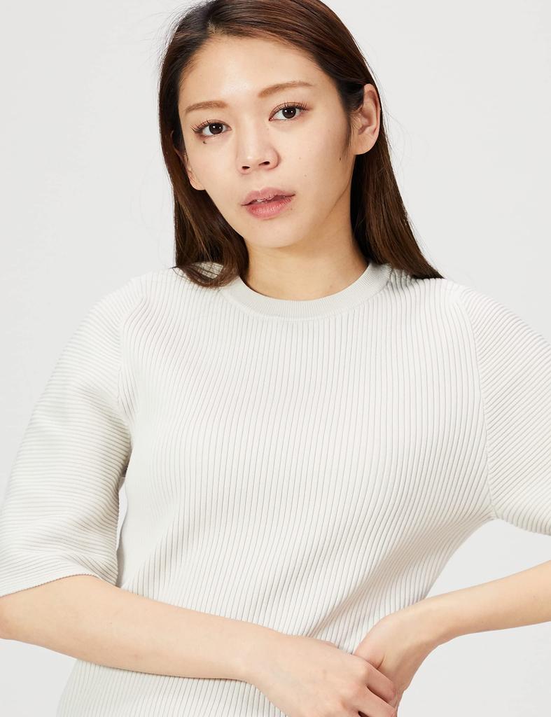 Mira Owen Big Sleeve Organic Rib Knit 09WNT222178 IVR 1 Women's