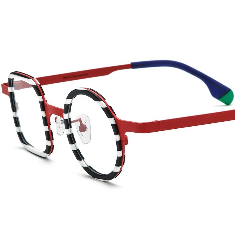 

Инс Бразилия Титан Ацетат Круглые Квадратные Персонализированные Очки Оптические Рецептурные Многоцветные Ручной Работы Классические Очки