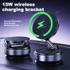 N52 Strong Magnetic Car Wireless Charger Phone Holder 360° Rotation Vacuum Suction Cup For Tesla Magsafe iPhone 12-16 Series Gym