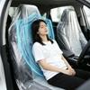 100Pcs Disposable Car Seat Covers Protective Anti-Fouling Waterproof Dustproof Protector Universal Auto Interior Supplies
