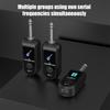 2.4G Wireless Guitar Audio Transmitter Receiver with Precise Sound Rechargeable Digital Guitar System for Electric Guitar Bass
