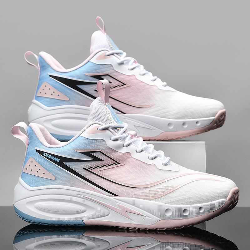 Mesh basketball shoes men's combat boots youth actual combat sports shoes running shoes junior high school children and students sports training