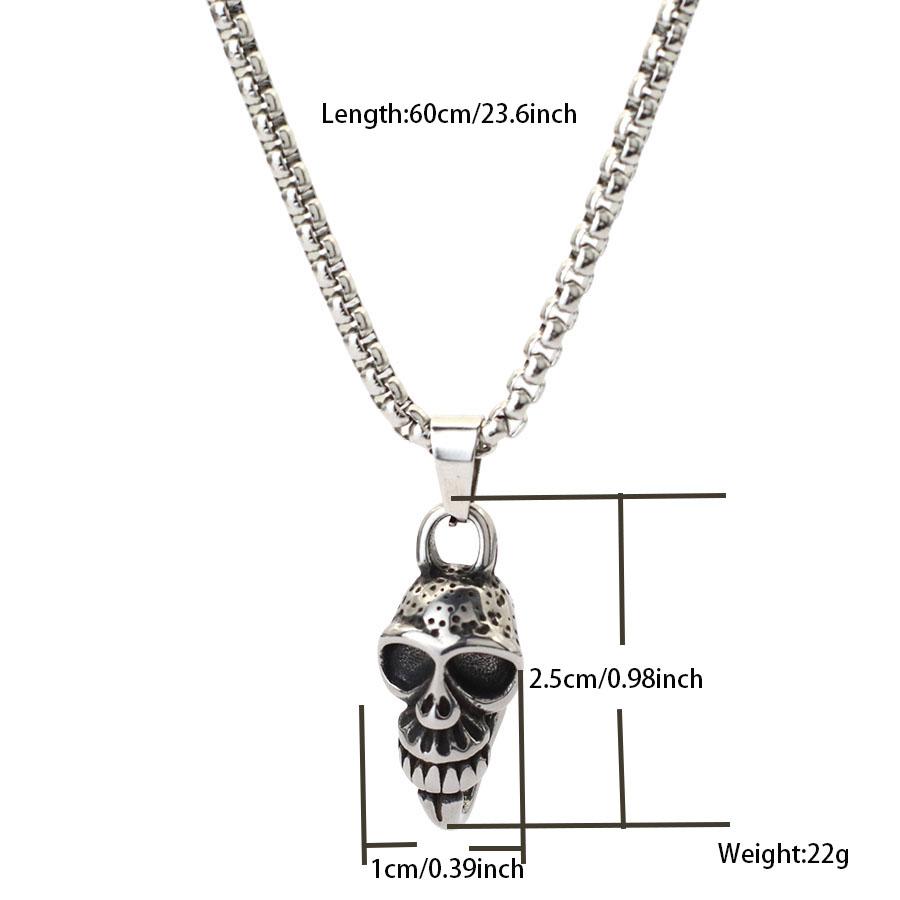 Stainless Steel Nautical Anchor Necklace for Men 60cm Long Fishhook Skull Arrow Pendant Beach Jewelry
