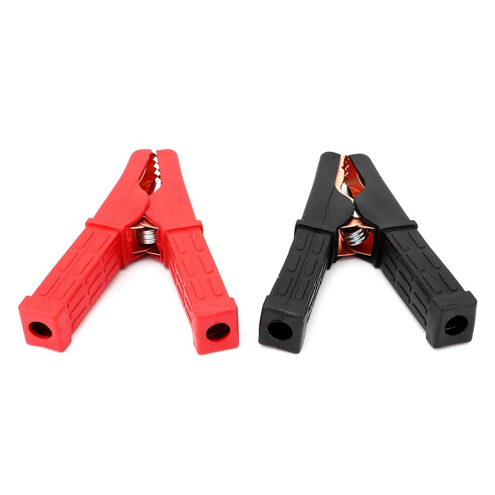 [Large Clamp for Emergency Jump Starter] Pure Copper Red and