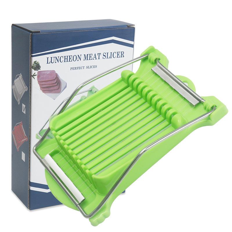 Egg Cutter Stainless Steel Multifunctional Luncheon Meat Food Banana Cheese Strawberry Slicer Kitchen Cooking Gadget Accessories