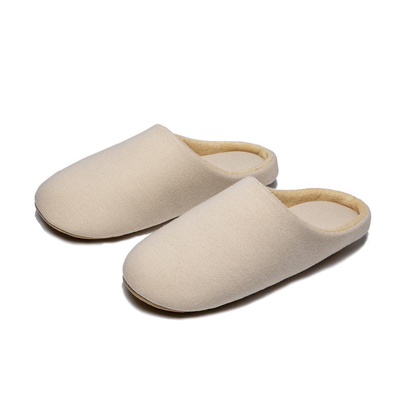 Pantofole da Donna in Cotone Silenziose a Punta Aperta - Suola Morbida in Tessuto, Lavabili in Lavatrice, Perfette per l'Autunno e l'Inverno in Casa