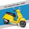 Welly 1/12 Vespa GTS Super 2020 Modello di Motocicletta in Metallo pressofuso Giocattolo Veicolo da Collezione Moto Fuoristrada Autociclo Giocattoli Auto