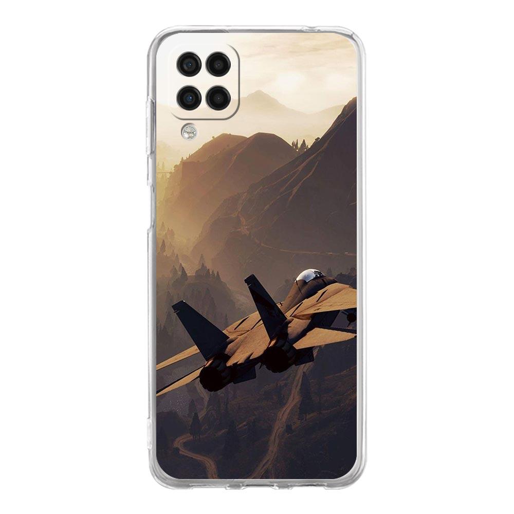 Phone Case for Samsung Galaxy A13 A15 A25 A51 A71 A21S A11 A12 A31 A52 A41 A23 A53 A73 A32 5G A03S A05s Cover Fighter Planes
