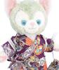 Teddy Bear Mail Order Alice Gelatoni Yukata Costume with Drawstring Bag and Jinbei Dragon Size Small Sandals, (Rising Design), (Gelatoni 1)