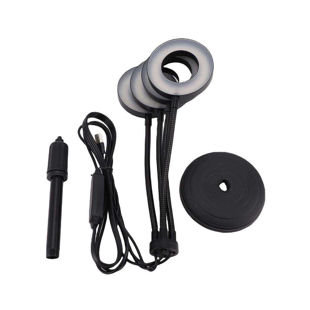 Grow Lights for Indoor Plants, LED Desk Grow Light Extendable Full Spectrum Tabletop Growing Lamp with 4   Heads Timer 9 Brightness Levels