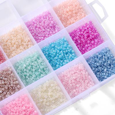1200Pcs/Lot 20g 2mm Charm Czech Glass Seed Beads DIY Bracelet Necklace Spacer Beads For Jewelry Making DIY Earring Necklace