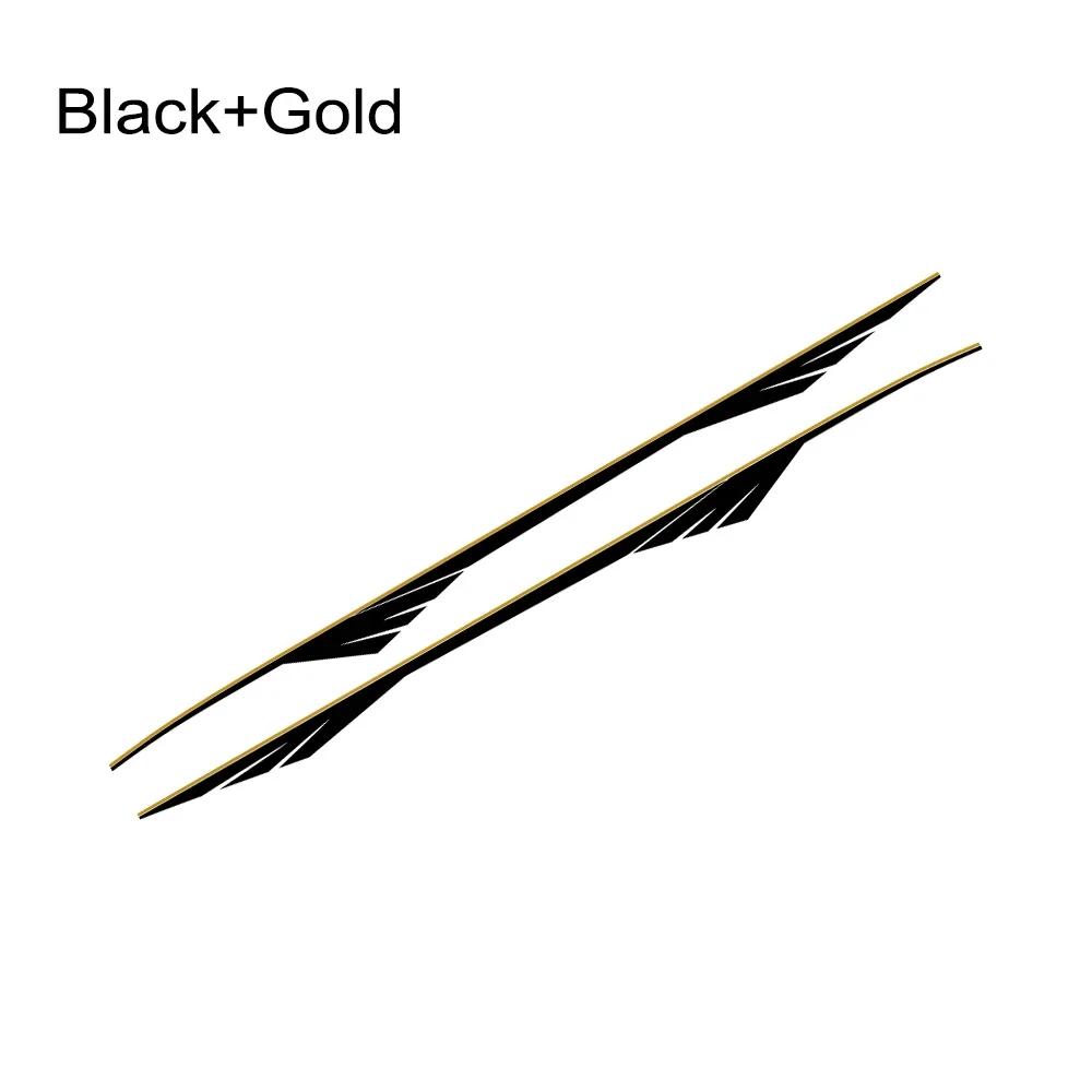 2Pcs Pickup Side Waistline Stickers For  Hilux SR5 GR AN10 20 30 MK3 N80 90 100 Car Styling Vinyl Decals Auto Accessories