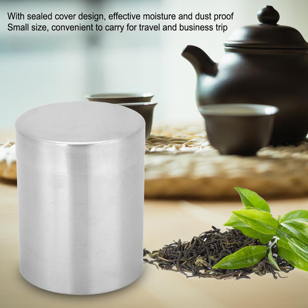 400ml Edelstahl Tee Dose Heimküche Vorratsdosen für Tee Kaffee Zucker Lagerung