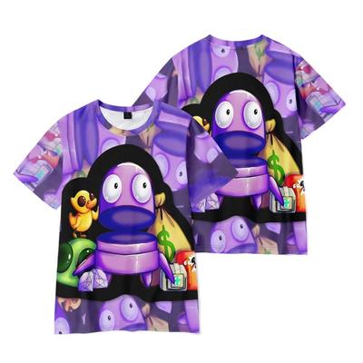 R.E.P.O Cartoon Women Men's T-shirts Anime Printed O-Neck Oversized Short Sleeves Fashion Mens REPO Clothing Streetwear