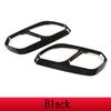 For Volkswagen Touareg - Stainless Steel Black Car Exhaust Muffler  Exhaust Pipe Cover Trim Stickers Car Accessories