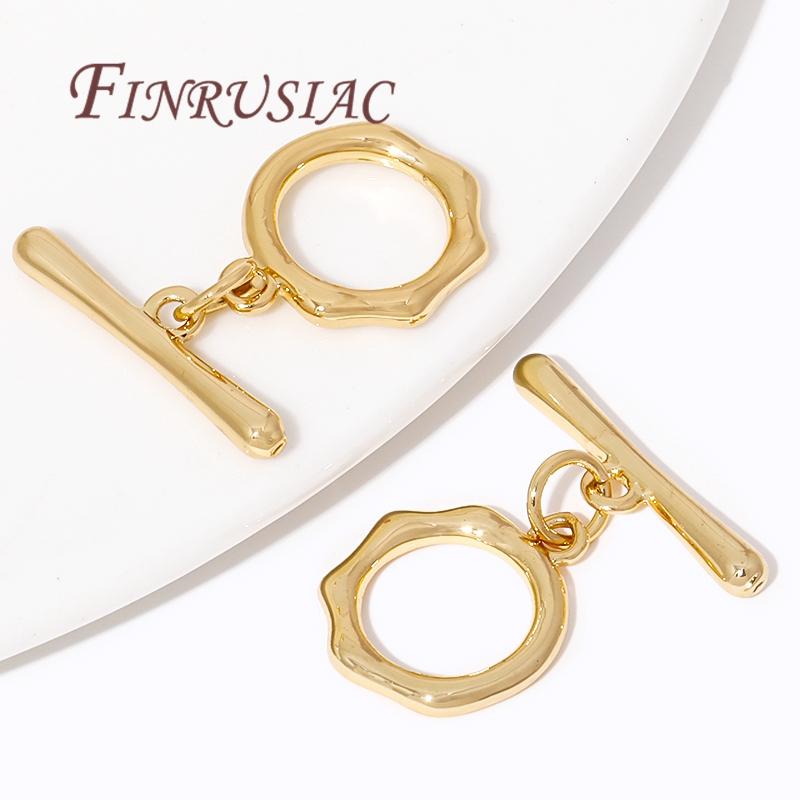 18k Gold Plated Toggle Clasp For Jewelry,OT Clasps For Bracelets Accessories DIY Jewelry Making Necklaces Connectors Findings