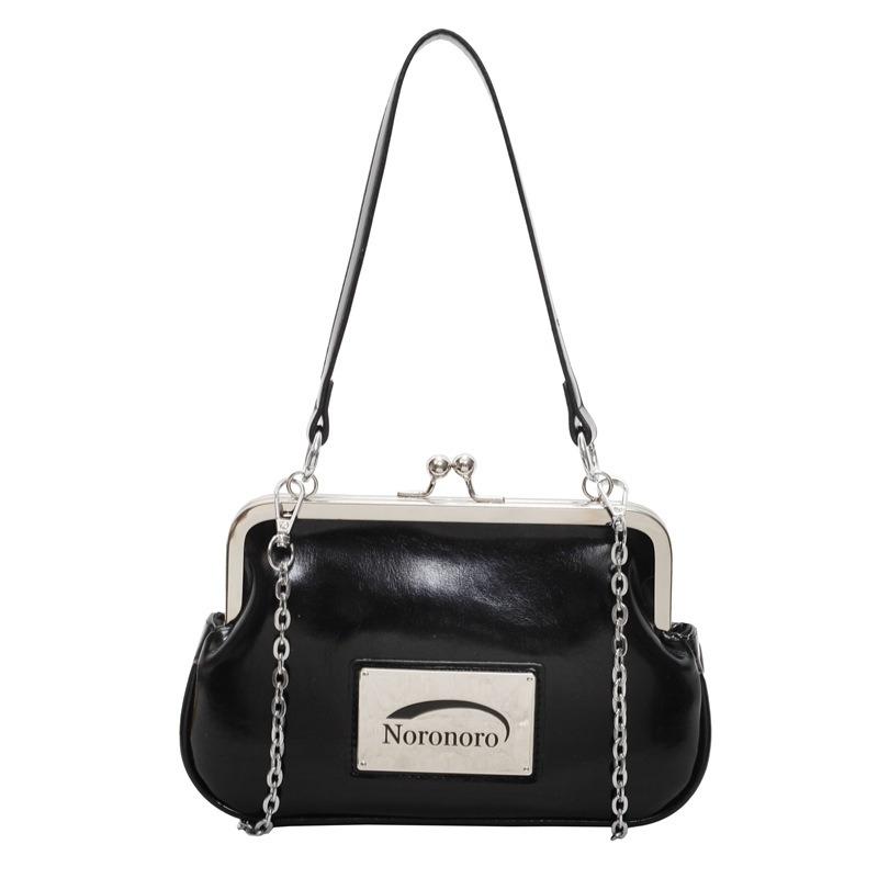 Hand Carry Portable Shell Bag Spring and Summer New Retro Fashion Trendy Leisure Locomotive Style Shoulder Messenger Bag