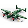 311PCS Military Air Force TU-2 Medium Bomber WW2 Aircraft Model Building Bricks Educational Toy for Kids No Box