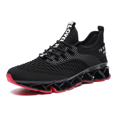 Herren Laufschuhe Rot Atmungsaktive Sportschuhe Plus Größe 39-48 Weiße Herrenschuhe