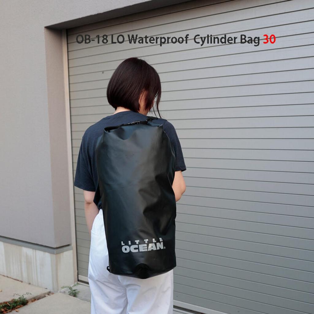 Little Presents Little Ocean LO Waterproof Cylinder Size Black Bag, 30, (BK), OB-18