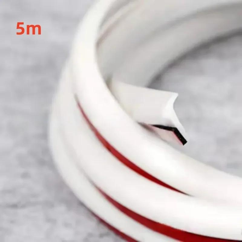 5m Auto Gummi Dichtleiste T-Form Klein Schräg Auto Dichtung Wetterleiste Auto Stoßstange Kotflügelverbreiterung Radlauf Zierleiste Dichtstoffe