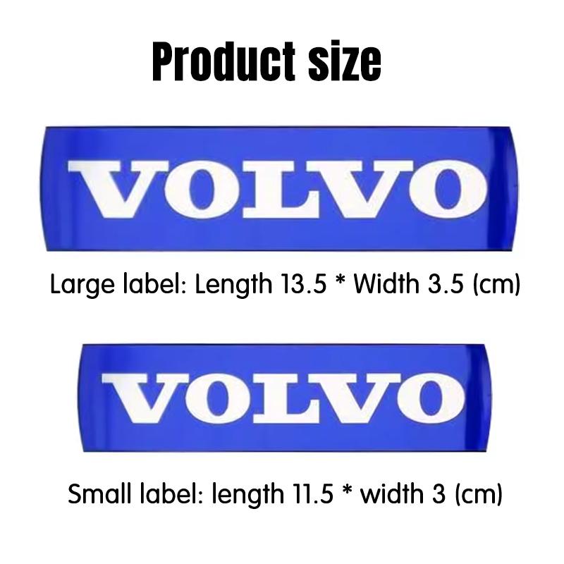 rlcr3 Front Grill Emblem badge Rear Trunk Badge For Volvo T6 S40 S60 S90 XC40 XC60 XC90 V40 V50 V60 V90 T5 T8 AWD C30 C70 S80 V70 XC70