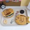 Girl'S New Taiyaki Cute Cartoon Plush Small Coin Purse Lipstick Bag Coin Bag Ideal Choice For Gifts