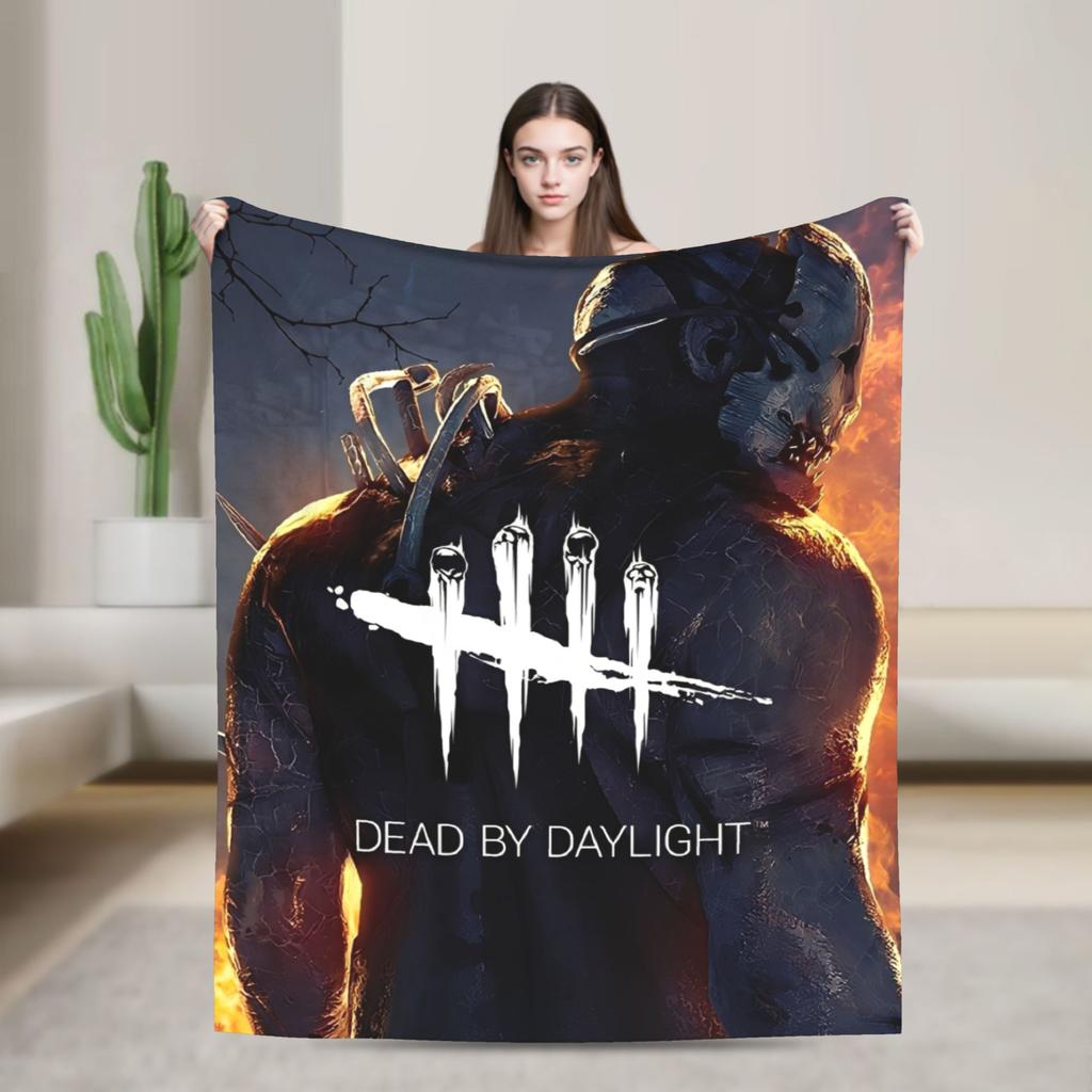 Deads by Daylights Plush Blanket Boy Girl  Flannel Throw Blanket For Home Decor Soft Customized Quality Bedspread Birthday Gift