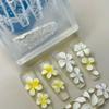 2Pcs Relief Flowers Nail Carving Mold 3D Clear Silicone Mold Flowers Petals Making For Nail Art Accessories Tools