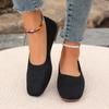 Fashion Big Size 43 Women Flats Knitted Breathable Sneakers Ladies Soft Bottom Ballet Loafers Casual Slip On Boat Shoe for Woman