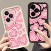 Y2K Retro Gradient Love Hearts Pattern Case For Honor 400 Lite 200 Pro Shockproof Bumper Soft Silicone Cover For Honor X9C Smart X8C