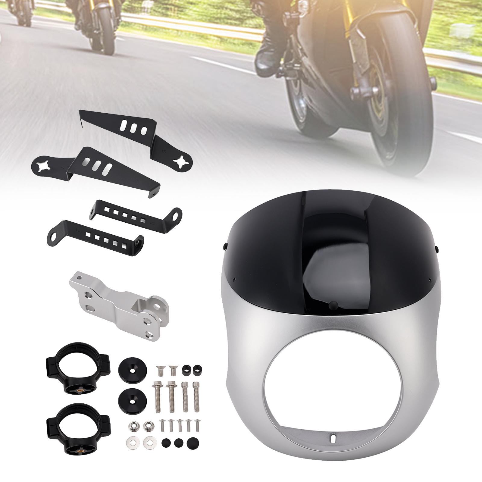 Windshield WindScreen fit for BMW R NINE T 2014-2024 Silver+Black