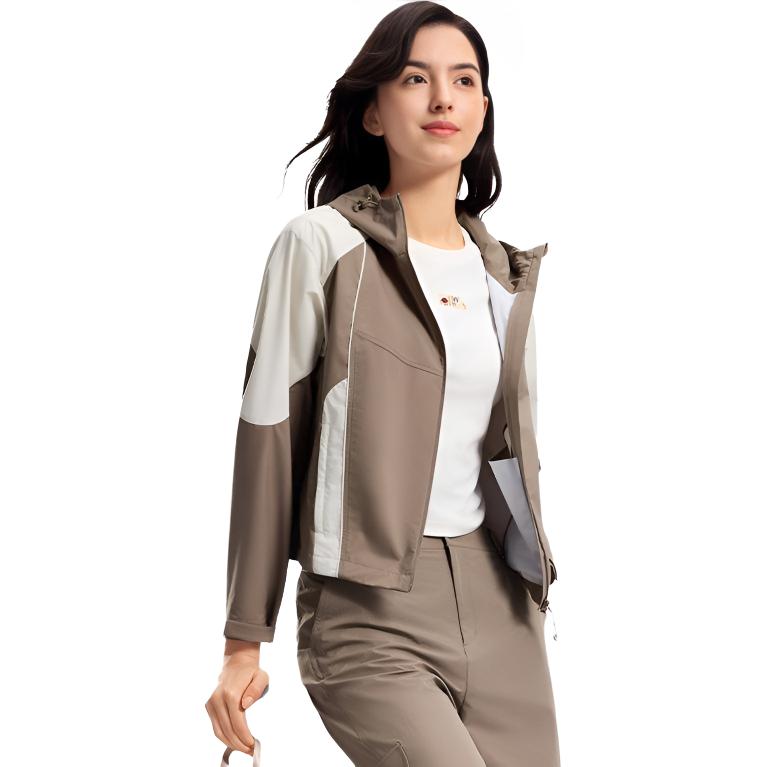 FILA Fleece Long Sleeve Hooded Jacket Women jackets F11W629708F-BN