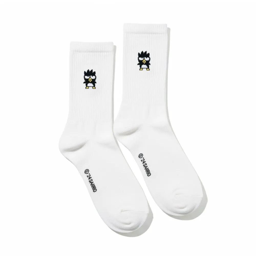 Sanrio Unisex Authentic Character Socks White Badtz-Maru
