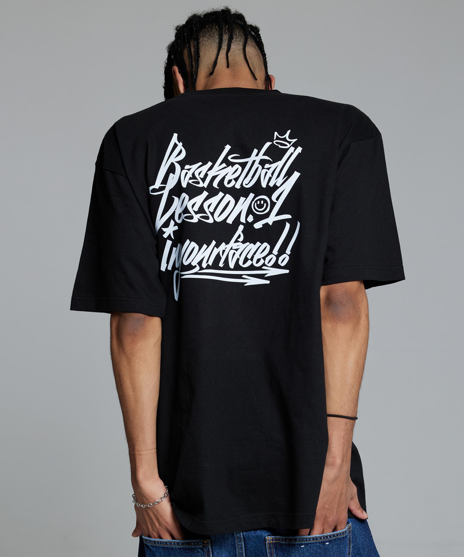 Cream Soda Lab Basketball Lesson 1 Short Sleeve T-Shirt Black L