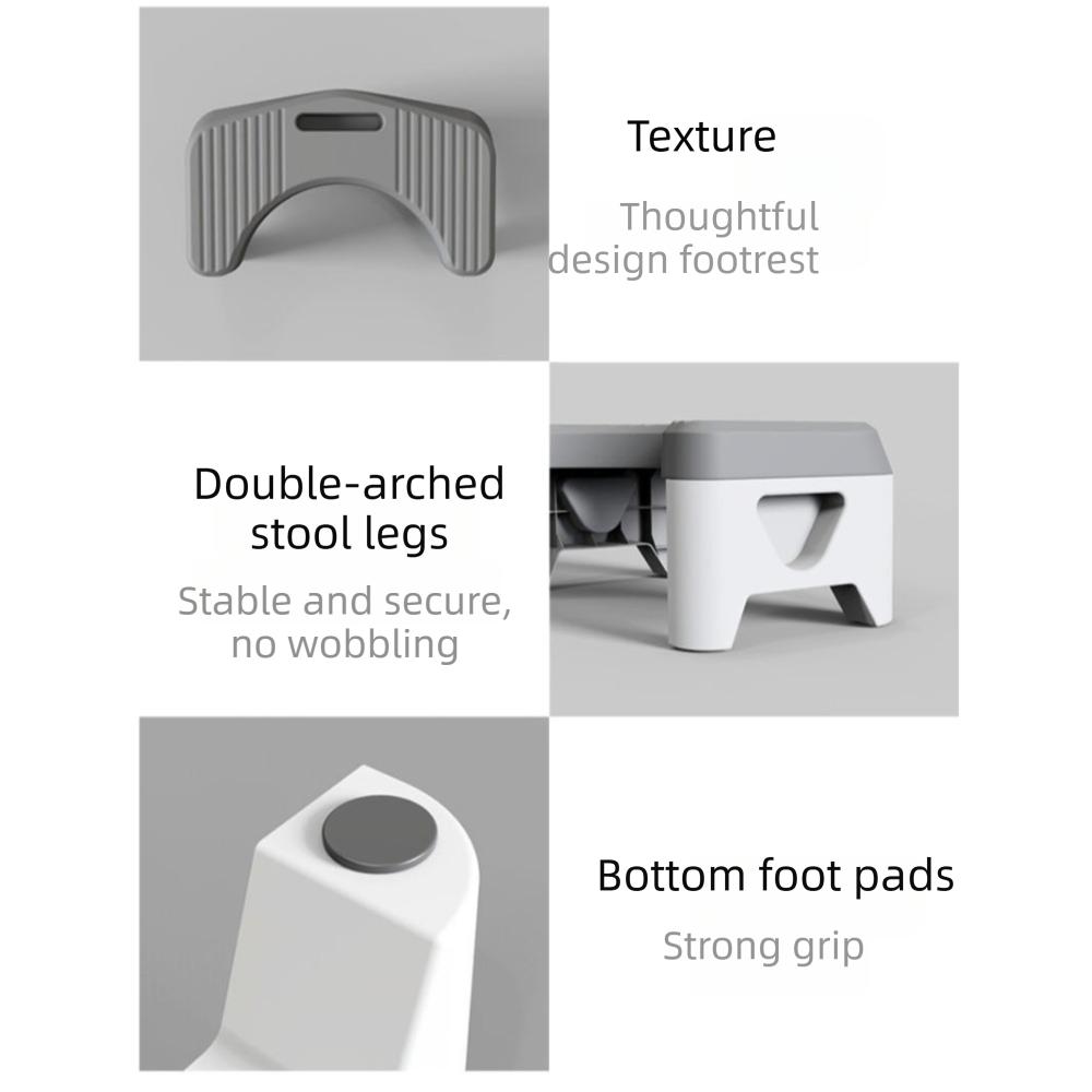 Waterproof Squatting Aid Footstool Convenient Toilet Squat Stool Foot Stepping  Household