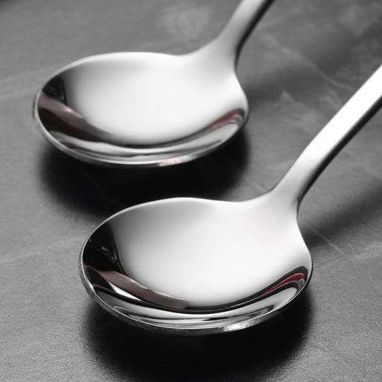 Coffee Stirring Spoon Stainless Steel Long Handle Spoon Polished Rust-Proof Creative Dessert Spoon for Home Cafe Kitchen Tool for Stirring