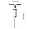 Outdoor Eagle Statue Metal Eagle Sculpture Outside Scarecrow Decoration Garden Decorative Stake for Shore Porch Backyard Lawn