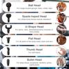 Electric Fascia Gun: 30-Speed Massager with 6 Heads for Full-Body Muscle Relaxation