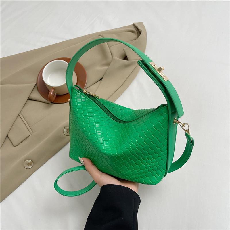 Stylish Pu Shoulder Bag For Women Trendy Casual Tote With Zipper And Phone Pocket