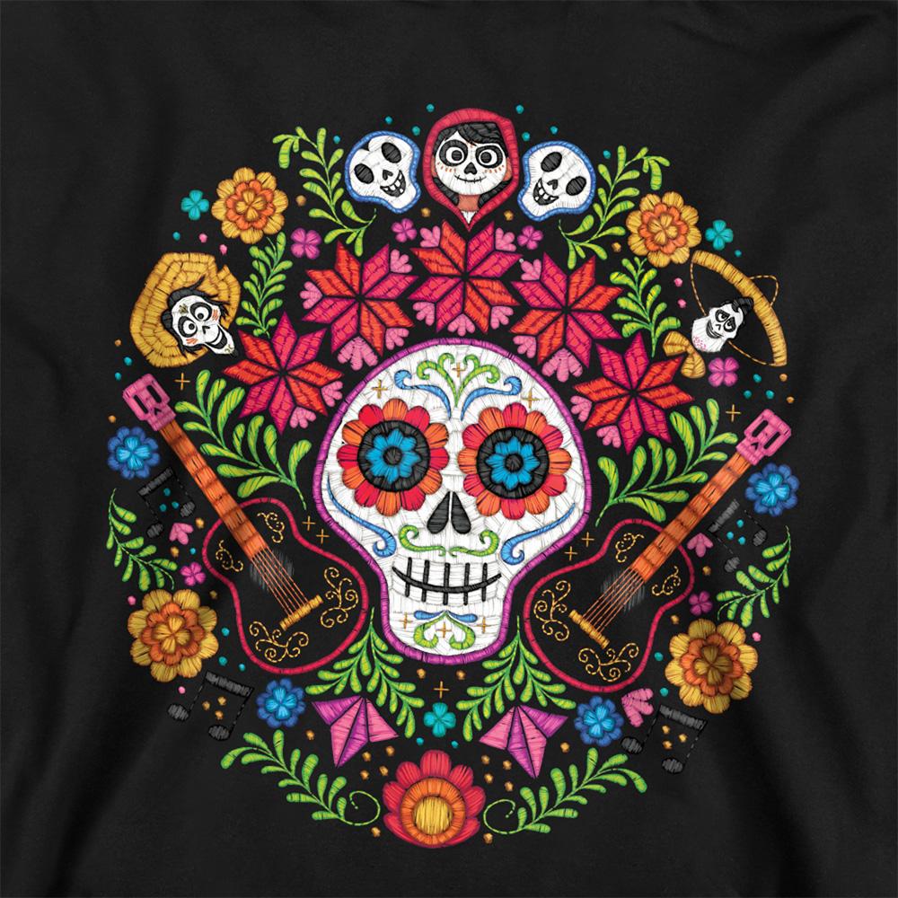 Coco Childrens/Kids Day Of The Dead Ernesto Miguel Hector Patch Hoodie