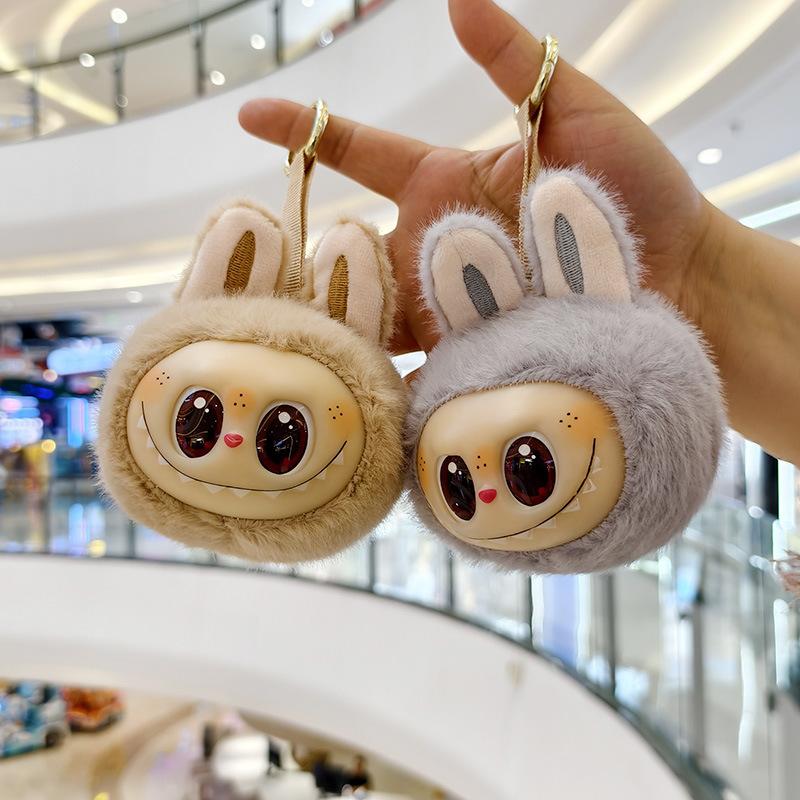 Grenseoverskridende Hot Selling Labubu Plysjanheng med Kreative og Særpregede Labubu Plysjleker og Vinyldukke-dekorasjoner