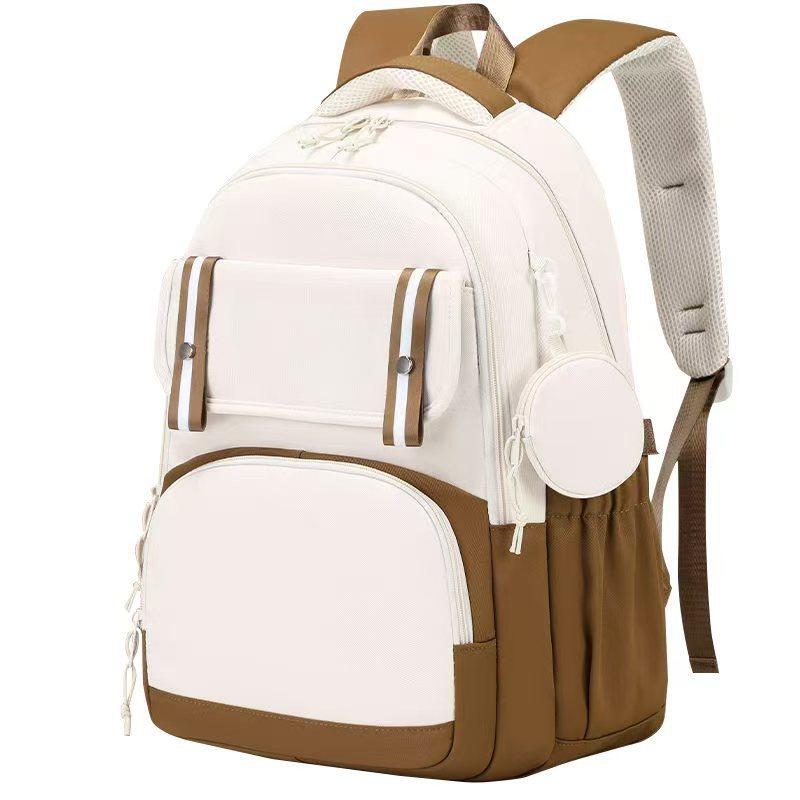 Small Fresh Macaron Color Student Schoolbag, Lightweight and Large-capacity New Backpack.