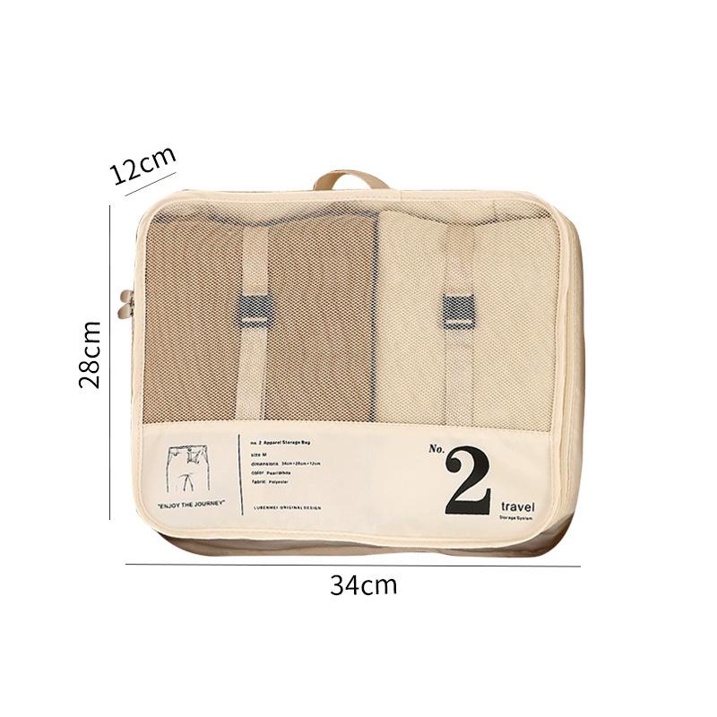 

Набор из шести компрессионных дорожных мешков для хранения одежды и нижнего белья