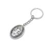 Ancient Oval Virgin Holy Father Saint Benedict Exorcism Ancient Silver Pendant Catholic Relic Keychain Religious Ornaments Church Gifts
